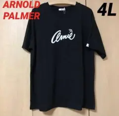ARNOLD PALMER Tシャツ　4L ブラック　大きめサイズ　綿混