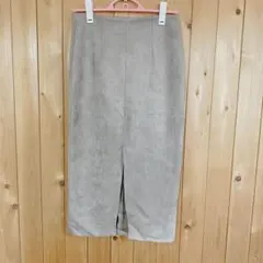 ZARA フェイクスエード ペンシルスカート S M 美品 ゴールデンブラウン