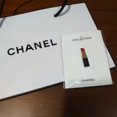 CHANEL LA COLLECTION口紅ピンバッチ ショッパー付