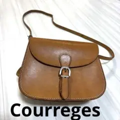 【ヴィンテージ】クレージュ Courreges レザー ショルダーバッグのサムネイル