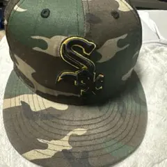 迷彩柄 Sロゴ 9FIFTY キャップ
