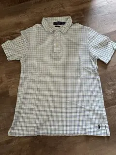ラルフローレン ポロシャツ 160㎝ チェック柄 綿100%