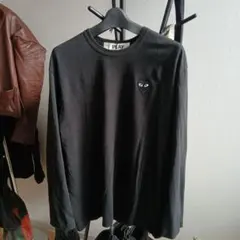 COMME des GARÇONS PLAY ブラック Tシャツ XL