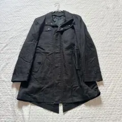 美品❣️ミッシェルクランオム Wジップ ライナー付 モッズコート 黒 51 XL