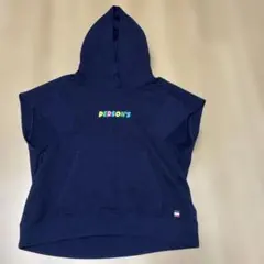 PERSON'S ノースリーブパーカー ネイビーのサムネイル
