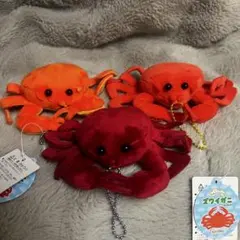 くったりズワイガニ　ぬいぐるみ　新品未使用　ずわい蟹　3種セット　カニ　VMC