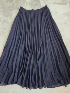 UNIQLO ネイビー プリーツスカート M