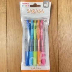ZEBRA ゼブラ サラサクリップ 0.5mm 5Colors