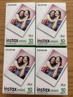 FUJIFILM instax mini チェキフィルム10枚入り 4個セット