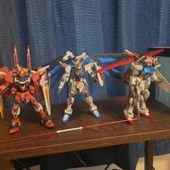 RG SEEDシリーズガンプラ完成品 3体セット
