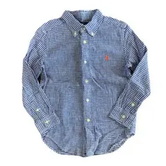 Ralph Lauren チェック柄 長袖シャツ 115