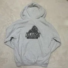 XLARGE ラインストーン パーカー アッシュグレー