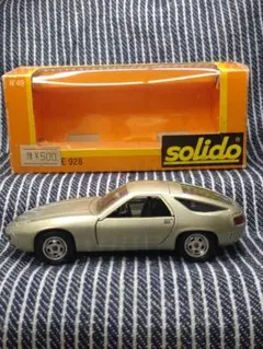 当時物 1/43 solido ソリド ポルシェ928 ミニカー シルバー