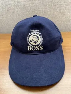BOSS コーヒー刺繍キャップ ネイビーのサムネイル