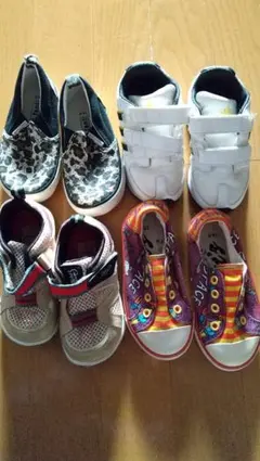 キッズ靴シューズ13.5cm～15cm4足セットまとめ売りアディダス他