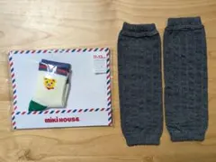 ミキハウス 靴下11-13cm、バースデイ レッグウォーマー