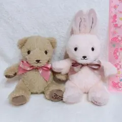 Maison de FLEUR くたくたポーチ くま うさぎ セット　Rouge Maison de FLEUR くたくたポーチ くま うさぎ セット Rouge - メルカリ