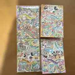 ディズニーリゾート　ミッキーフレンズメモ帳 4冊セット