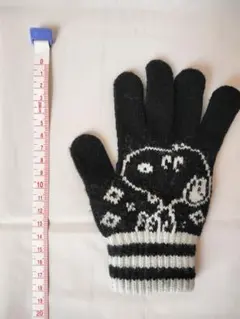 スヌーピー ニット手袋