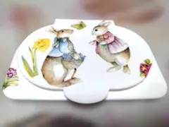 デコパージュ　乾きにくいウェットシートやわらかフタ　うさぎ