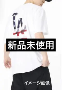 【未使用】ニューエラ 韓国 半袖Tシャツ MLBインデペンデンス XL 白