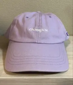 Champion キャップ ライトパープル 刺繍ロゴ