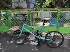 カスタム ミニベロ Bianchi ピサスポーツ シマノ105仕様 チェレステ 