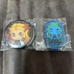 鬼滅の刃　煉獄杏寿郎　2個セット　缶バッジ　ガチャ　アクキー　アクスタ