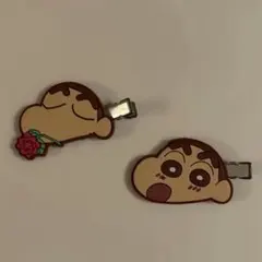 クレヨンしんちゃん ヘアクリップ 2個セット