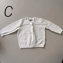 PETIT BATEAU プチバトー　ベビーカーディガン 60cm
