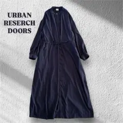 3【美品】アーバンリサーチドアーズ　ウエストマークギャザーワンピース