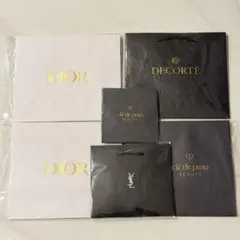 Dior YSL DECORTE クレド 紙袋 ショップ袋 6点セット