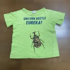 SHOO-LA-UE ユニコーンビートル Tシャツ 100cm 黄緑　かぶとむしのサムネイル