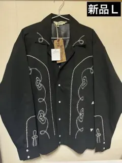 Non Stock ウエスタン ギャバジンジャケット M ブラック レーヨン Non Stock ウエスタン ギャバジンジャケット M ブラック レーヨン