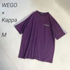 WEGO Kappa　テープロゴ　Tシャツ　半袖　ユニセックス　ゆったりのサムネイル