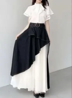 【新品未使用】RESEXXY チュールボリュームスカート　ブラック　M