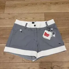 PUMA プーマ　ゴルフウェア　パンツ　ショートパンツ　ストライプのサムネイル
