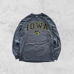 Blue84 IOWA 長袖 シャツ カレッジ 海外古着 vintage M