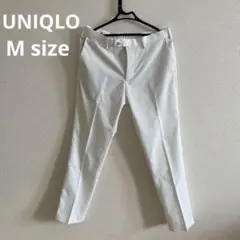UNIQLO ホワイト メンズゴルフパンツ　白のサムネイル