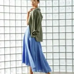 GALLARDA GALANTE 100％リネンスカート