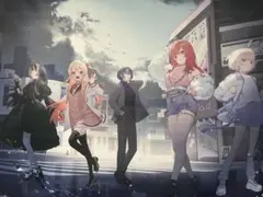 C100ホロライブ トマリ先生描き下ろし獅白ぼたん タペストリー - メルカリ