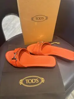 Tod's 2way ドライビングシューズ サンダルフリンジ タッセル