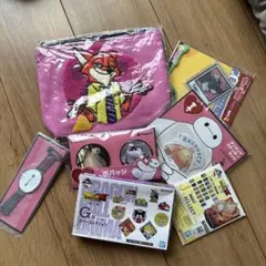 ズートピア ポーチとキャラクターグッズセット