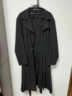 ZARA ブラック トレンチコート ウエストベルト付き S-Mサイズ