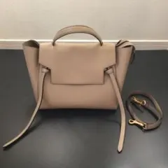 セリーヌベルトバックハンドバッグショルダーバッグ2WAIレザー