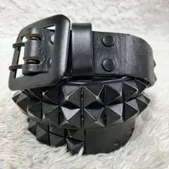 MODERN PIRATES スタッズオールブラックベルト 32インチ 日本製のサムネイル