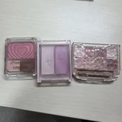 CANMAKE パウダーチークス & CEZANNE アイシャドウセット