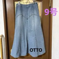 【otto collection 】デニム・ロングスカート 9号・Mのサムネイル