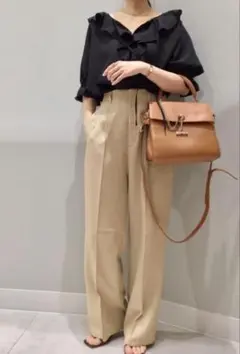 gu カラー パンツ　カラースラックス
