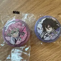 鬼滅の刃　くら寿司　缶バッジ　甘露寺蜜璃　伊黒小芭内